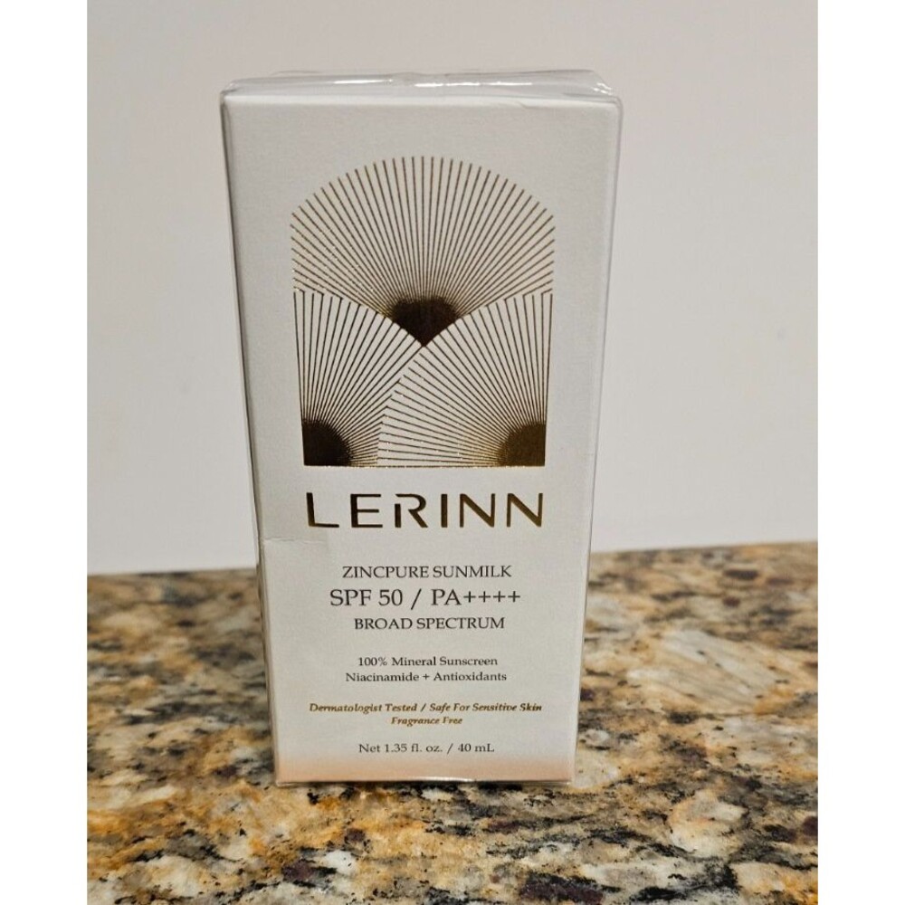 NEW *Sealed* LERINN Zincpure 100% Mineral Sunscreen SPF 50